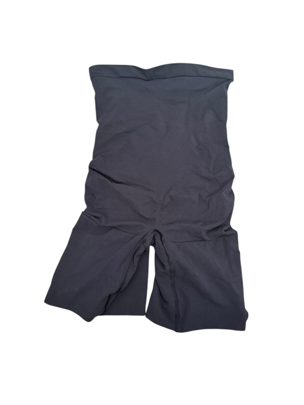 SPANX Sculpt Power Series High Waisted Mid Thigh Shorts 1X Black Compression - Picture 2 of 6
